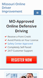 Mobile Screenshot of missourionlinedriverimprovement.com